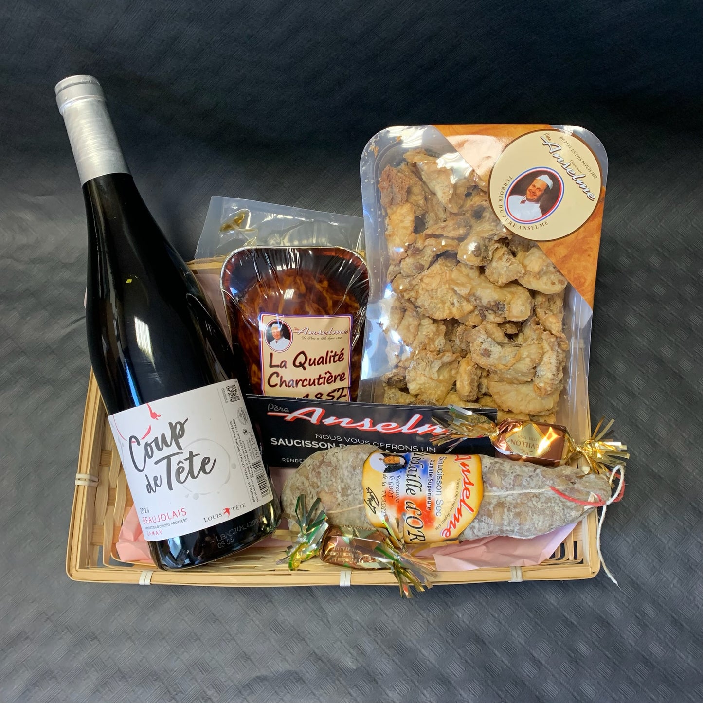 Panier Apéro Vin Rouge