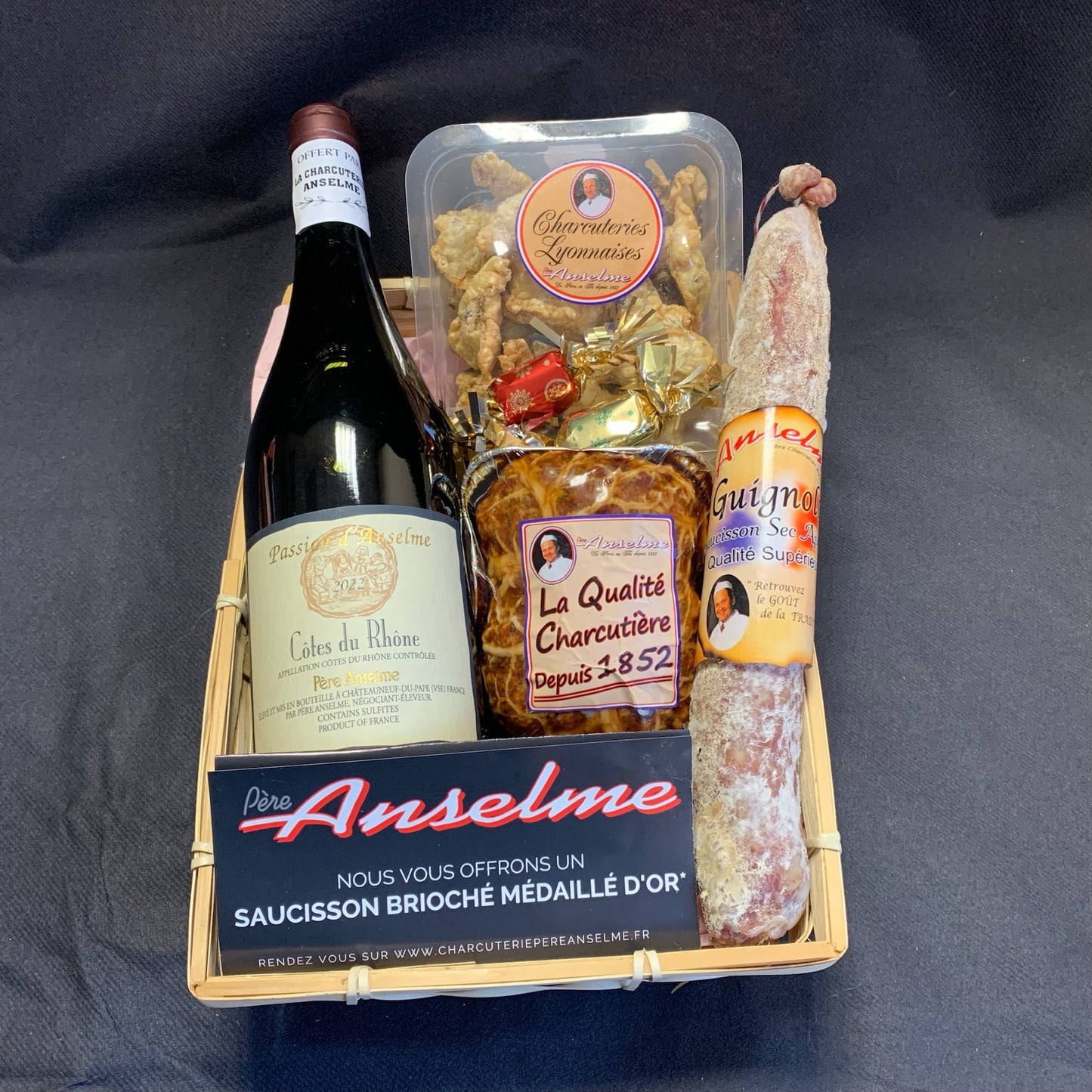 Panier Apéro Vin Rouge