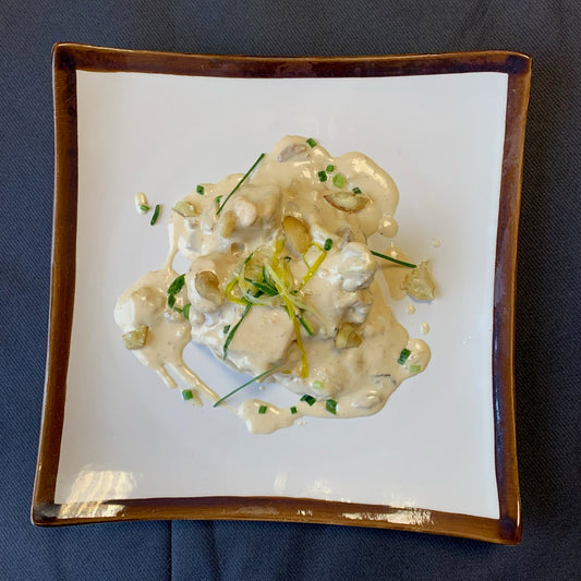 Mignon de Dinde aux Marrons , Sauce Viognier