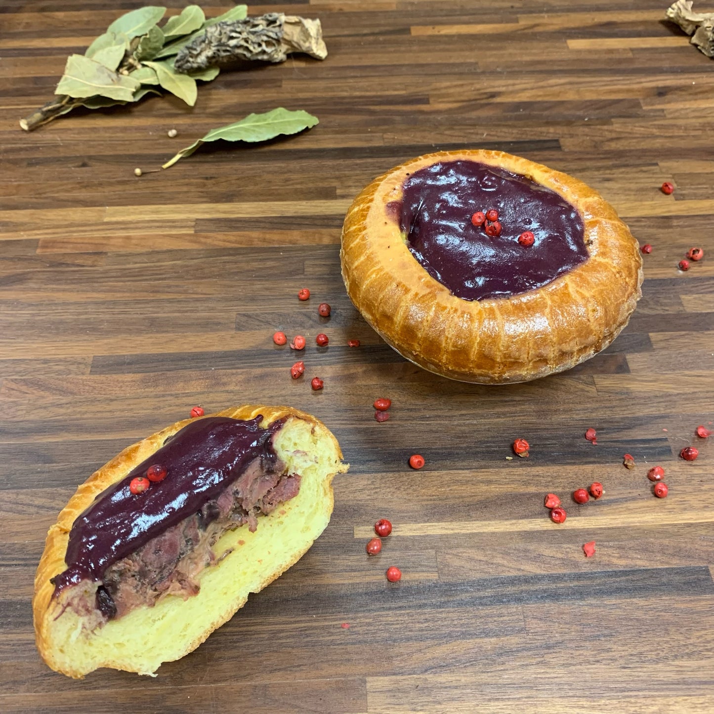 Bouchée aux 3 Gibiers Sauce aux Airelles