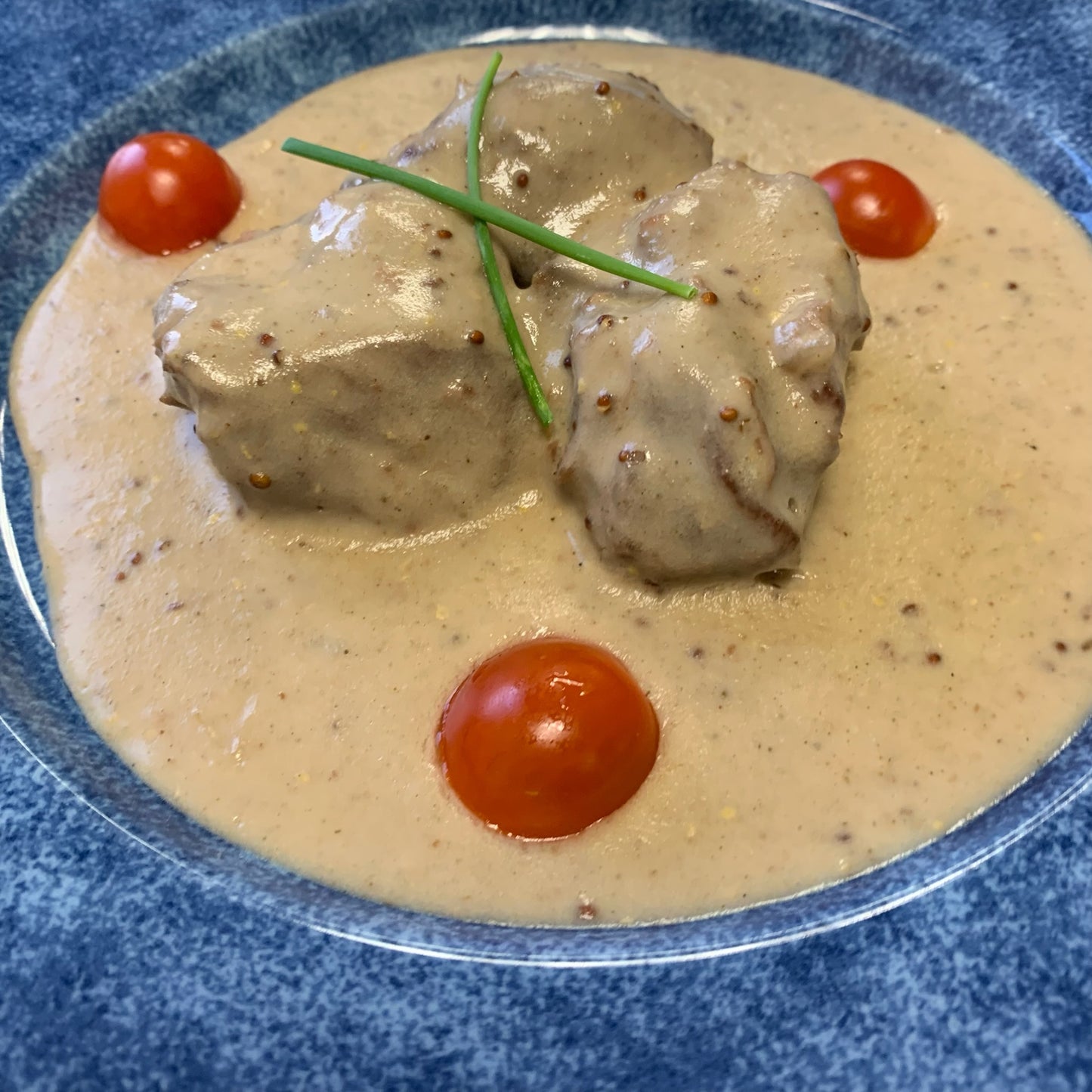 Joue de Porc Braisée à la Moutarde