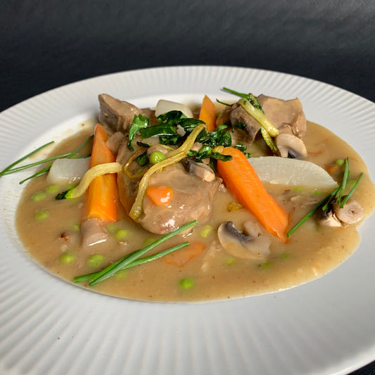 Sauté d'Agneau aux Fèves