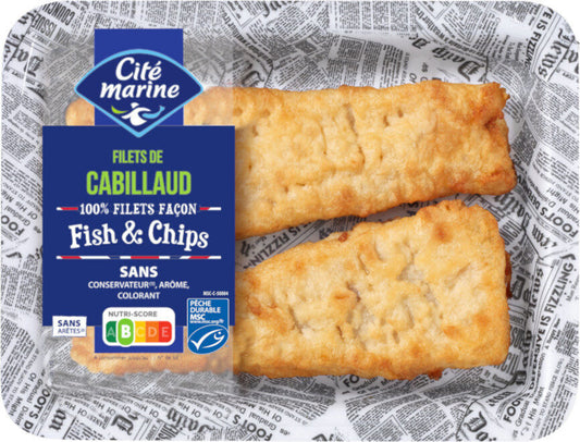 Filets de Cabillaud façon Fish & Chips