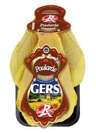 Poularde Effilée Supérieure du Gers "Plumé à Sec" - 2,2 kg / 6 pers