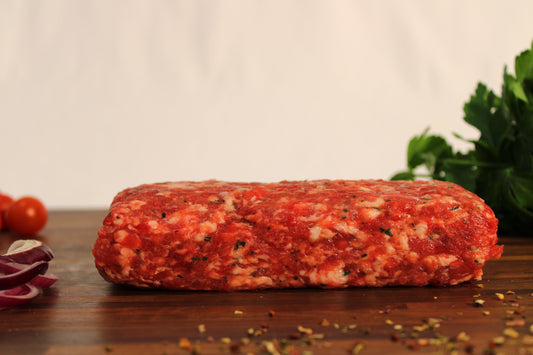 Farce à légumes Boeuf, Porc, Echalote, Persil (≈400g) - Charcuterie Père Anselme