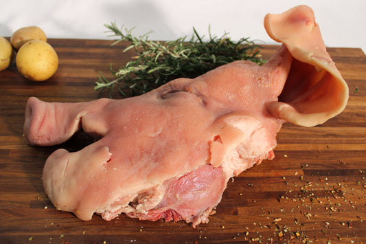 1/2 Tête de Porc Cuite Sans Os - Charcuterie Père Anselme