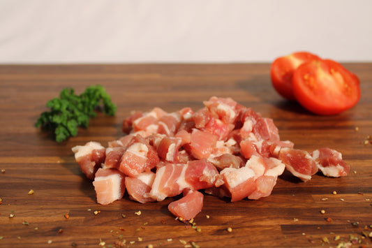 Lardons fumés supérieurs sans couenne (≈200g) - Charcuterie Père Anselme
