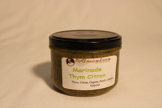 Marinade Thym Citron ( ≈200 g) - Charcuterie Père Anselme