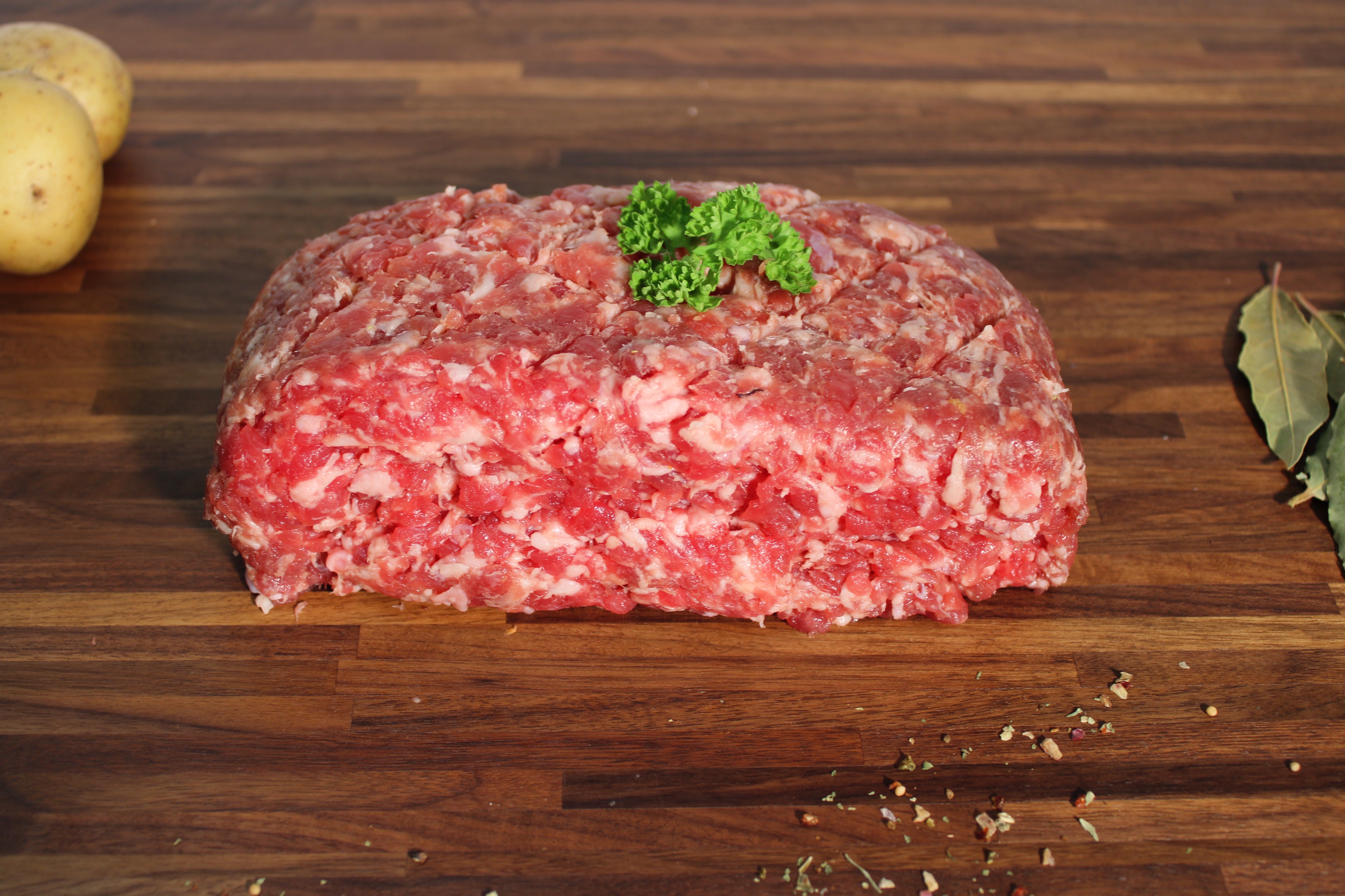 Chair à Saucisse pur Porc (≈400g) – Charcuterie Pere Anselme