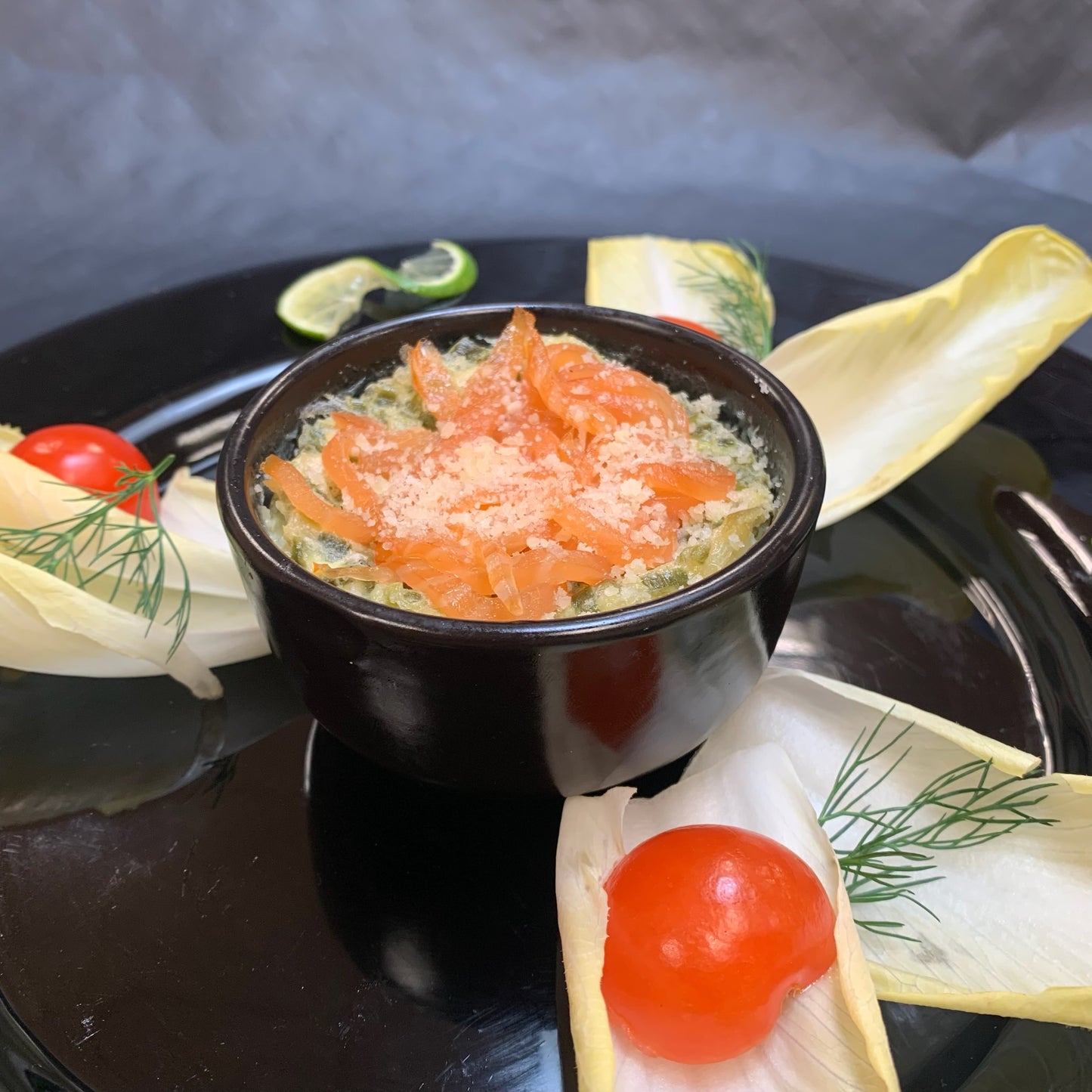 Bolée de Ravioles au Saumon