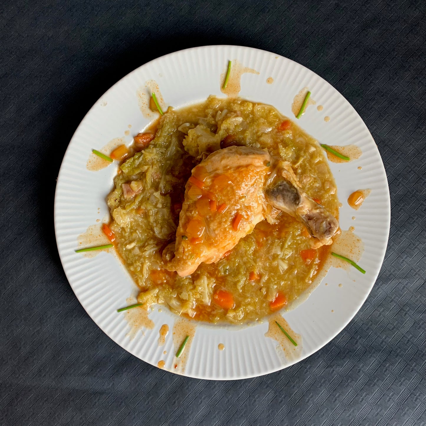 Cuisse de Pintade sauce forestière
