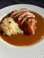 Jambonneau Laqué au Miel et sa compotée de Choucroute