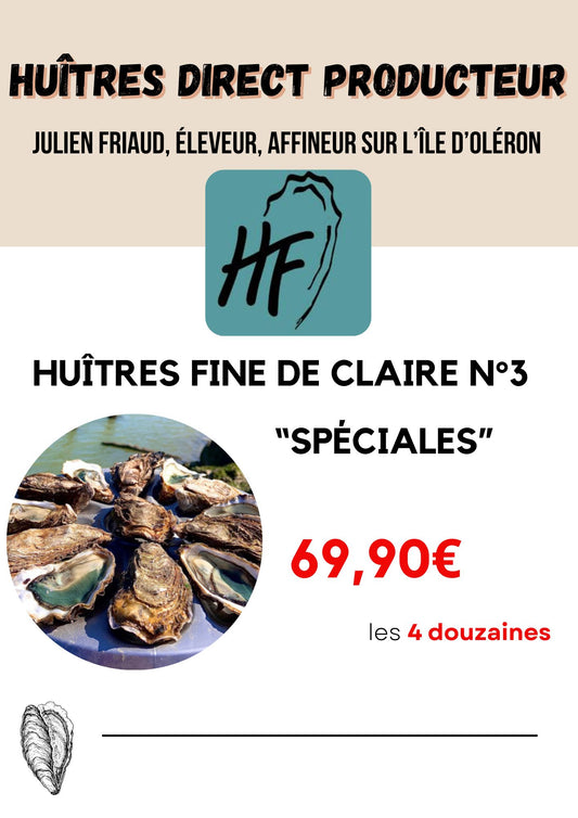 Huitres "Julien FRIAUD" Eleveur, Affineur sur l'Île d'Oléron