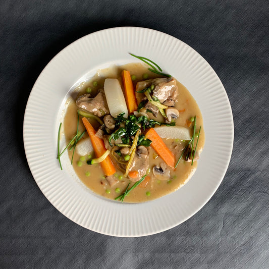 Sauté d'Agneau aux Fèves
