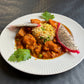 Rougail Saucisse et son Riz Cantonais