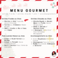 MENU GOURMET