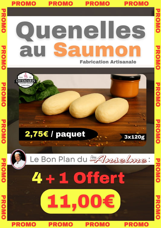 Quenelles Gourmandes au Saumon