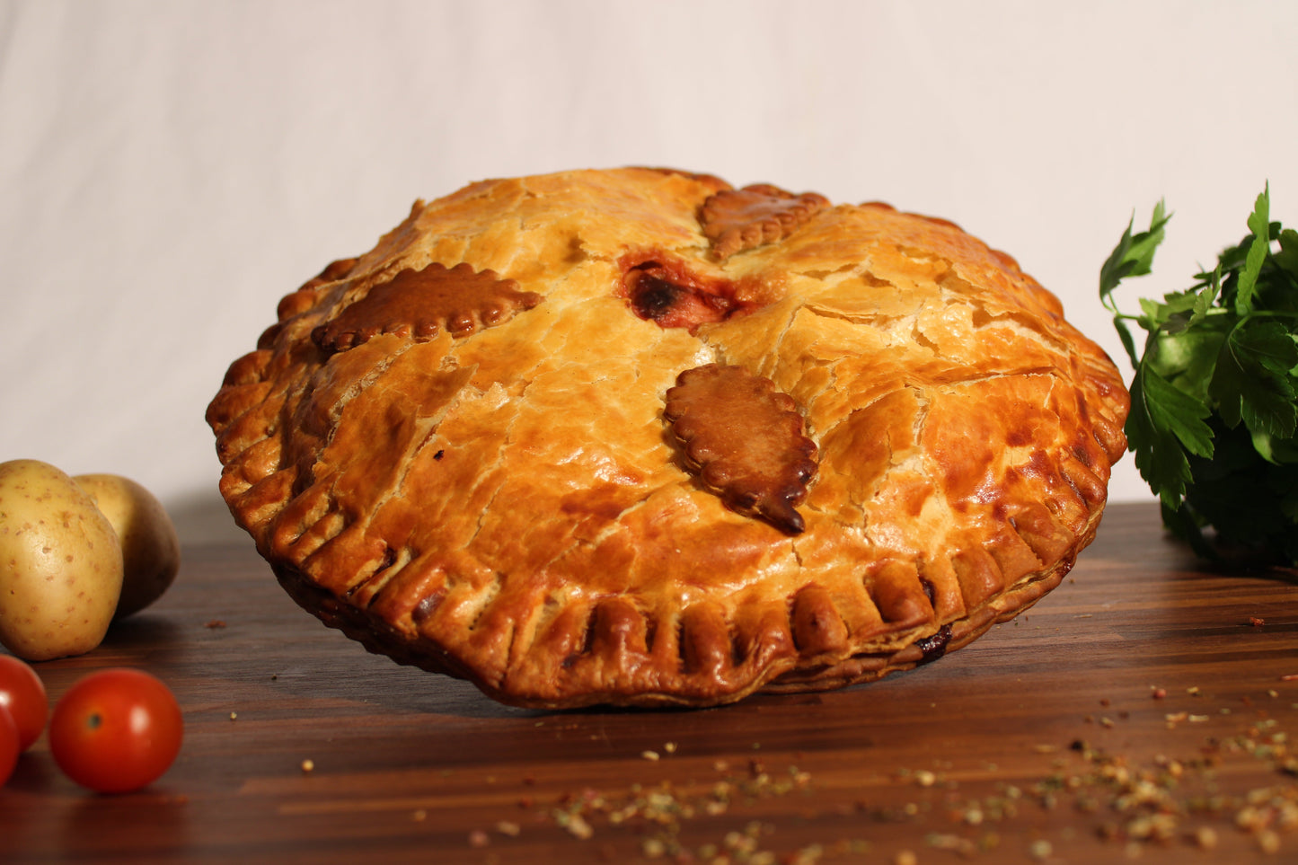 Tourte Périgourdine au Canard et Foie Gras