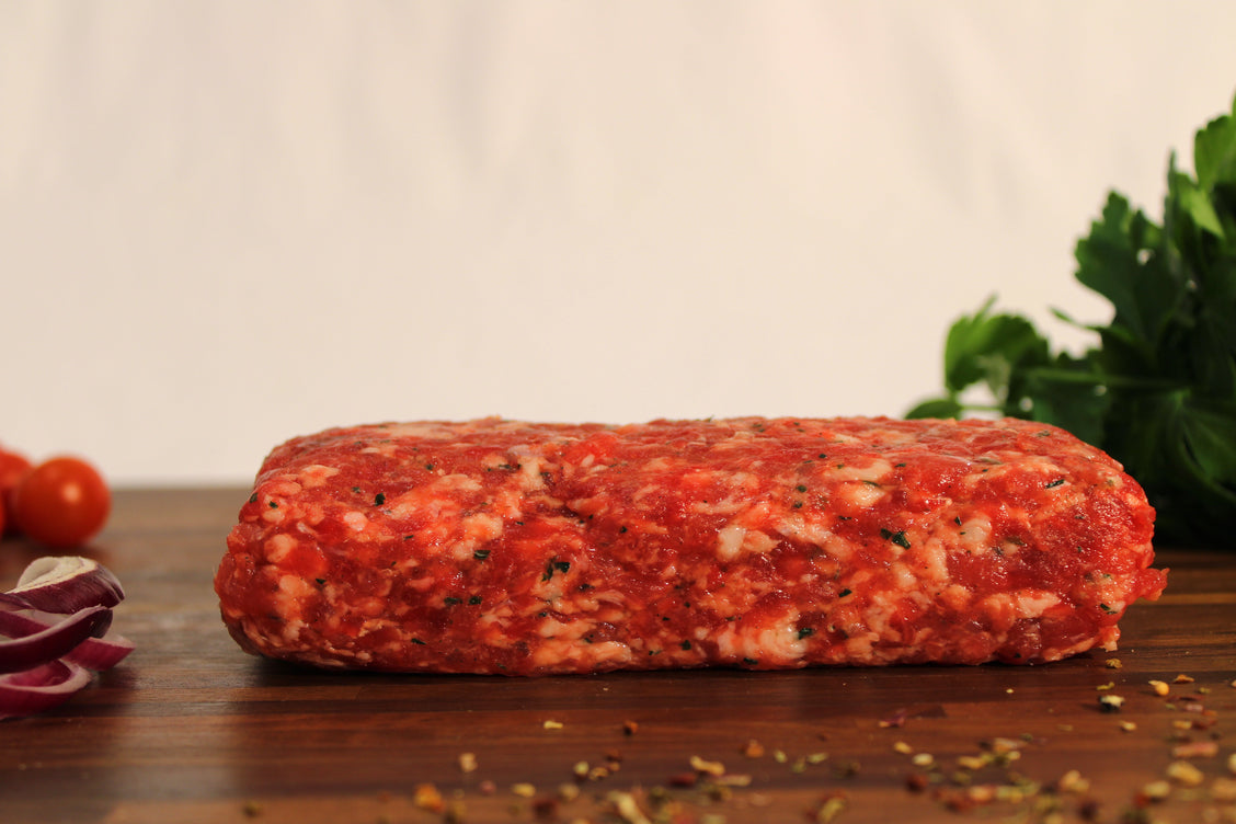 Farce à légumes Boeuf, Porc, Echalote, Persil (≈400g) - Charcuterie Père Anselme