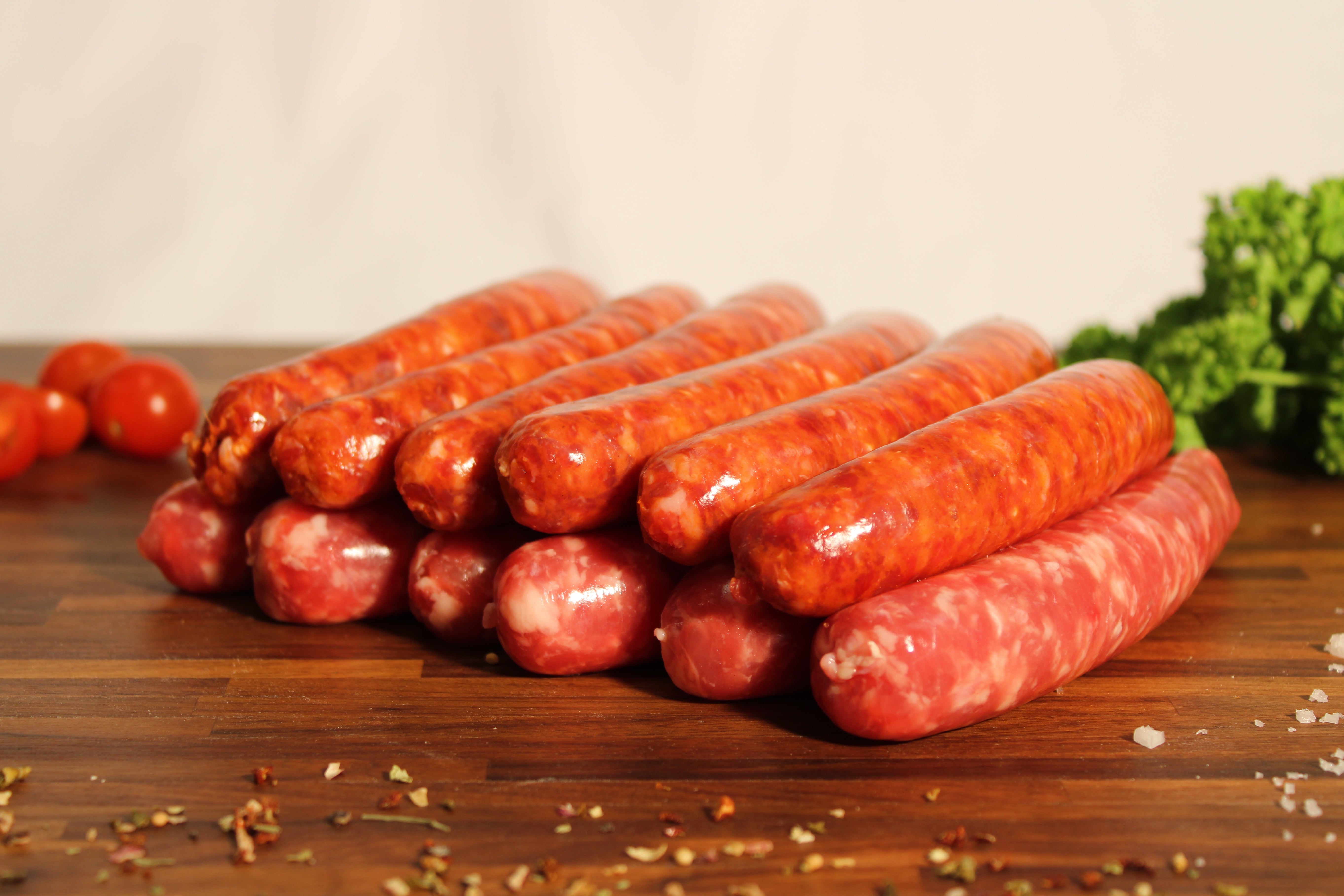 Godiveaux Nature + Merguez Bœuf et Agneau - Charcuterie Père Anselme